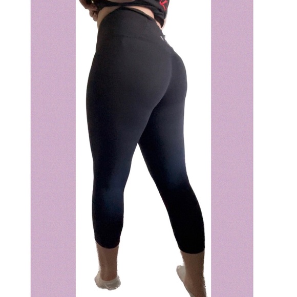 Black Crop Leggings!! (Never worn) - Picture 2 of 6